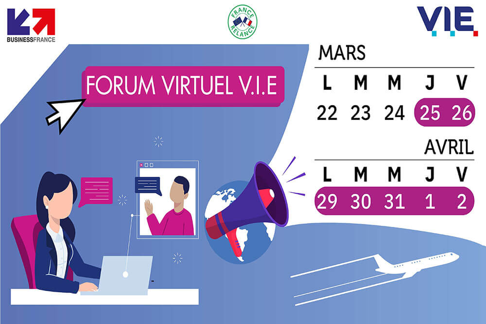 Business France organise son 1er #FORUMVIRTUELVIE de l’année 2021, du 25 mars au 2 avril